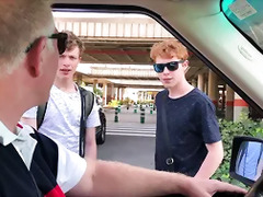 Obedient twinks tormented and fucked in rough raw foursome